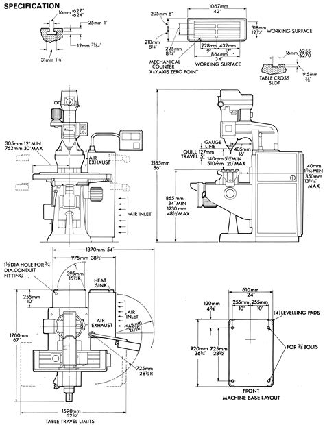 bridgeport series 1 specifications